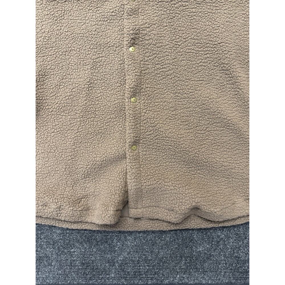 NEW Burlebo Montana Jacket Mens 2XL Brown Sherpa Fleece Snap Buttons - Picture 5 of 13